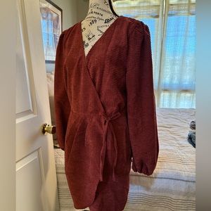 Simplee XL faux wrap dress
